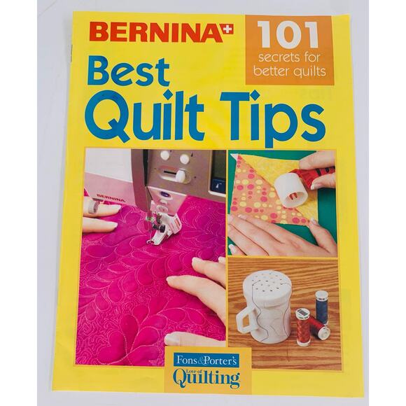 Quilting Book Flyers Lot Of 4 Machine Block Busters Pattern Tips Fons & Porter - Picture 3 of 10